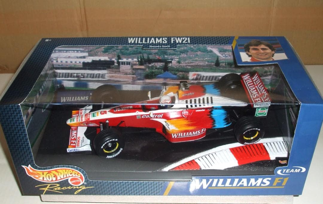 未開封　ウィリアムズ　FW２１　A・ザナルディ　＃５　マテル　１／１８