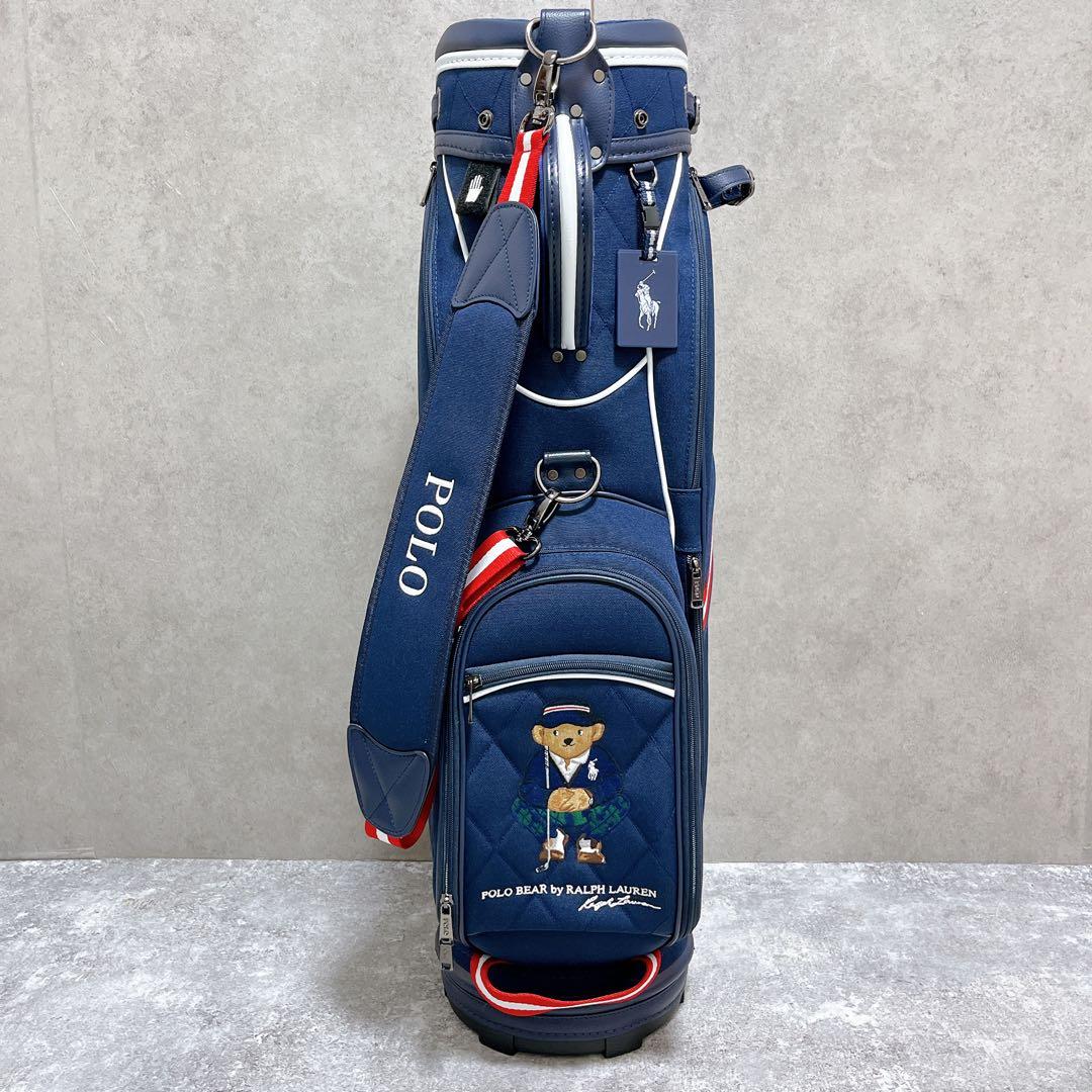 POLO BEAR ポロベア ラルフローレン ゴルフ キャディバッグ ネイビー